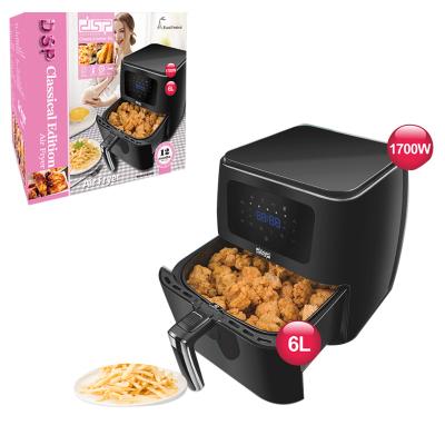 China Oil Airless Household Electric Air Fryer Automatic Deep Fryer Frying Machine Immersion Fryer For Home Fries for sale