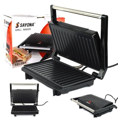 China Household Electric BBQ Steak Burger Sandwich Maker Grill Meat Rotisserie Machine Egg Frying Pan Mini Beef Steak for sale