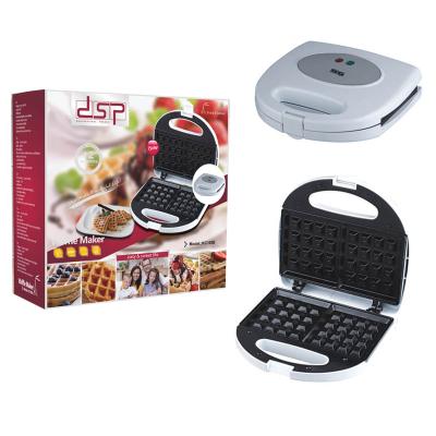 China Small Outdoor Electric Grill Waffle Maker Nonstick Egg Waffle Baking Machine Crawled Breakfast Pancake Baking Machine for sale