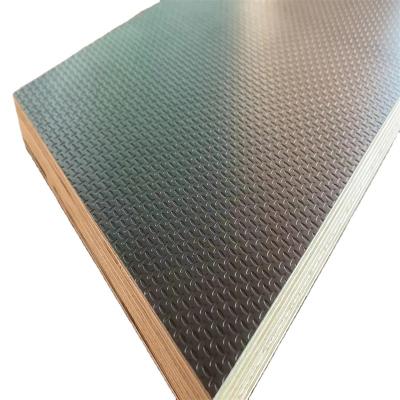 China Mesh Phenolic Birch Plywood Sheets Chinese Anti-Slip 9mmx1250mmx2500mm for sale