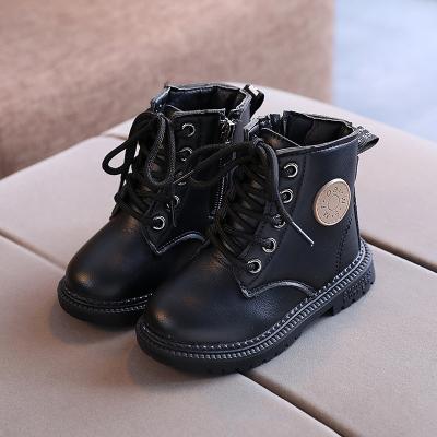 China Fashion Autumn Winter Grils Martin Boots Zipper Boys Warm Kids Thermal Casual Winter Reject Snow For Kids for sale