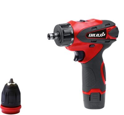 China Qiliup Automatic 2 Torque 12V 14.4V18V 21V Brushless Drill Cordless Electric Screwdriver Drill Impact Drill for sale