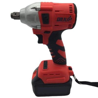 China Max Power 400 Cordless Battery Brushless Power Torque Electric Cordless Impact Wrench 4.0Ah for sale