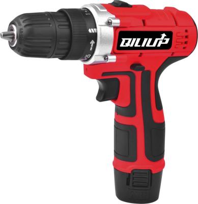 China 2 Qiliup Good Quality 21V Battery Portable Rechargeable Cordless Drills Power Cordless Drill for sale