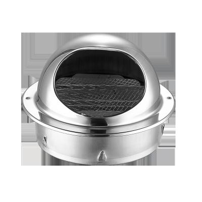 China HVAC Air Conditioning Ventilation Stainless Steel Rainproof and Insect Proof 100-110mm Round Diffuser for sale