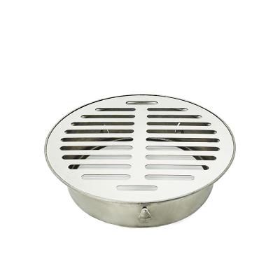 China Contemporary Roof Bathroom Shower Spout Deodorizing And Blocking Stainless Steel Flat Floor Drain Ware Floor Drain Strainer Shower Drain for sale