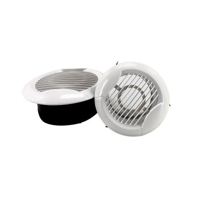 China ABS Material Rainproof And Insect Proof Plastic Hood Exhaust Grill Exhaust Fan Cover Insect Repellant And Anti-Clogging for sale