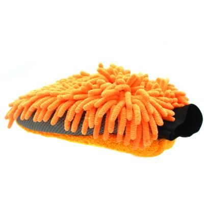 China 80% Polyester High Quality Microfiber Car Wash Glove Waterproof Car Wash Glove in Material/Microfiber Glove/Car Wash Chenille Gloves for sale