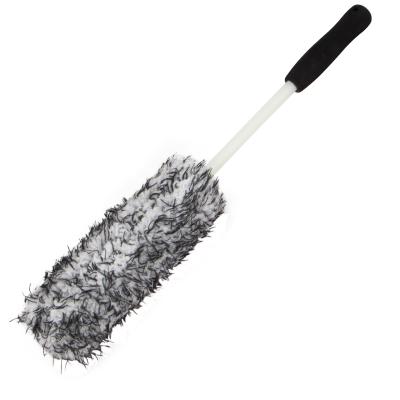 China No Trace Microfiber Wash Stick Brush A01BR05 Foam Car Wash Station Brush Cleaning for sale