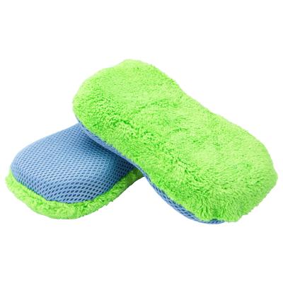 China Hot Selling New Type Eco-friendly Coral Sponge Car Washing Sponge Car Wash Cleaning Sponge for sale