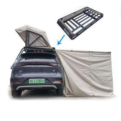 China Trigone/V-type ground nail outdoor RV roof tent waterproof aluminum tent and roof car sunshade 4*4 for sale