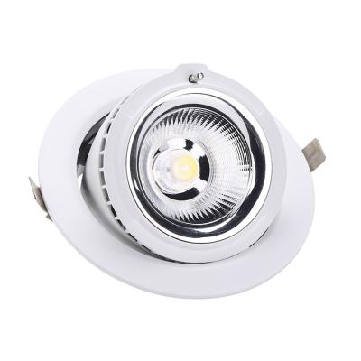 China Downlights 120 degree beam angle 38w 30w led downlight 30w adjustable cob led downlight gimbal for sale