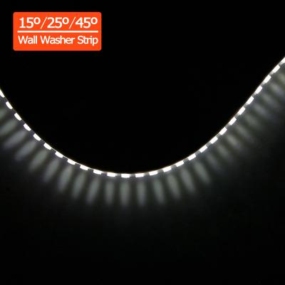 China Hotel Sells 15 25 Wholesale Small 45degree Beam Angle Cable LED Strip Wall Seal 5M Outdoor Decoration IP67 Wall Seal Strip for sale