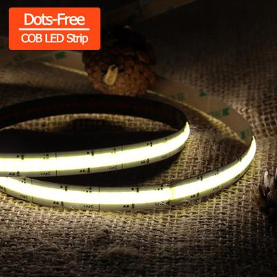 China Hotel Uniform Light Cuttable Flexible High Breight 1000lm/Meter LED COB Strip Light Non Spot Flex LED Cob Flexible Strip for sale