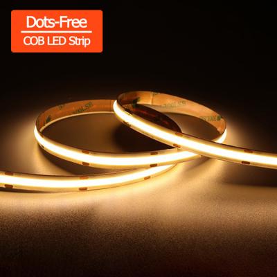 China Waterproof IP68 Hotel COB LED COB LED Strip RGB 840 / Meter 10W 5 Meter Flexible DC 24V RGB COB LED Strip for sale