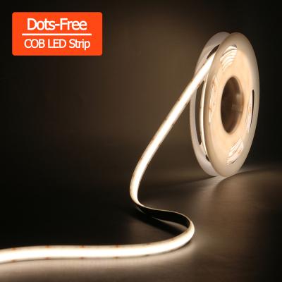 China Hotel Non-Spotted LED Strip COB 308 LED 2835 High Lumen 1000lm Per Meter Flexible Flex LED Strip Light COB Strip 1000lm for sale