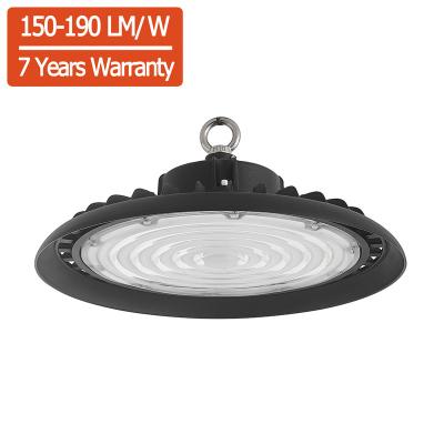 China Suspending Ring 150-190lm/w 100W UFO LED High Bay Light For Shopping Mall Garage 150W 200W LED Industrial UFO High Bay Light for sale