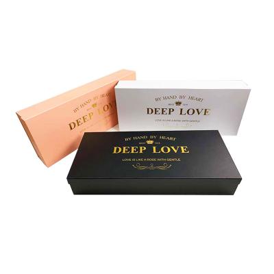 China Wholesale Custom Luxury Recyclable Valentine Day Gift Packaging Flower I Love You Double Layer Heart Shaped Boxes for sale