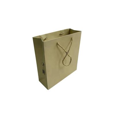 China Recyclable Custom Coffee Kraft White Kraft Paper Bag With Twisted Handle for sale