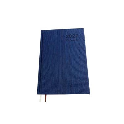 China Printed custom hard cover embossed logo a4a5 ​​pu leather notebook with calendar for sale