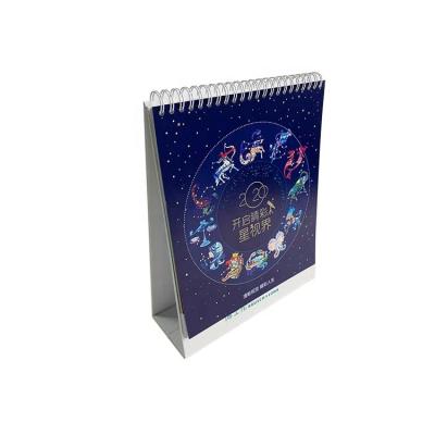 China Table Calendar Custom Printed Fancy Desk Calendar Wall Table Calendar for sale