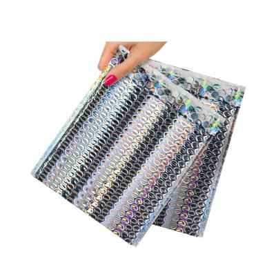 China Mini Copper Gold Silver Gold Strong Adhesive Plastic Customize Poly Bubble Mailing Bubble Mailer Padded Bag For Poster for sale