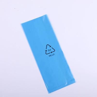 China Food grade printing logo low MOQ poly bag custom made transparent plastic packaging moisture proof pe for sale