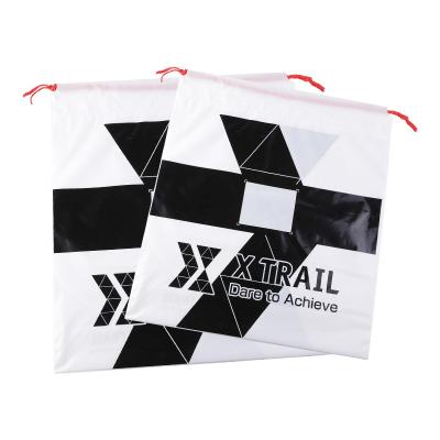 China Safety Manufacturer Customized PE Vocal Cord Clothing Bag Shoe Plastic Bag Receiving Package Plastic Pouch Customized LOGO for sale