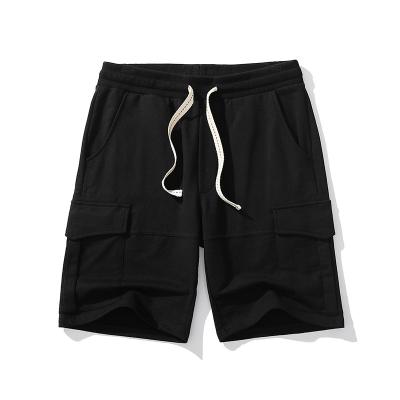 China Anti-Wrinkle Style Casual Military Men's Drawstring Short Pants 100% Cotton Short Comfortable Mid Trousers for sale