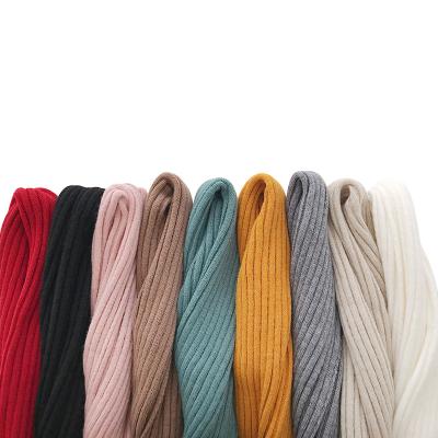 China Cool Warm Polyester / Cotton Wholesale Autumn Winter Knitted Yarn Female Scarf for sale