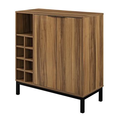 China Other Modern Furniture Sliding Door Wine Cabinet Dining Wooden Wine Sideboard Wine Cabinet for sale