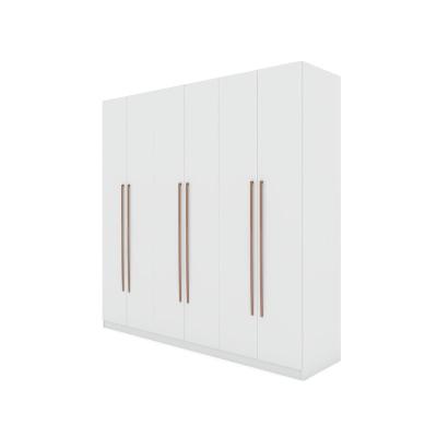 China Wholesale Modern Contemporary Freestanding Wardrobe Armoire White Cabinet For Bedroom for sale