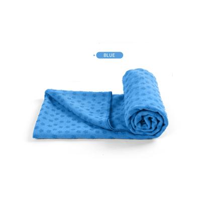 China Custom Logo Yoga Towel Portable Fitness Folding Wear-Resistant Towel Protective Custom Safe For Motion Kids for sale