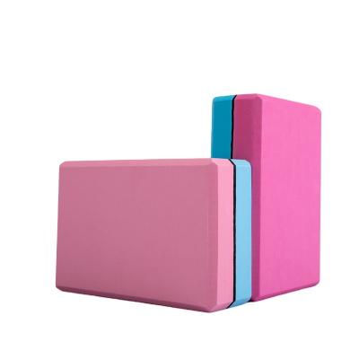 China Hot Factory Direct Yoga Pilates Gym Two Color EVA Foam Yoga Brick for sale