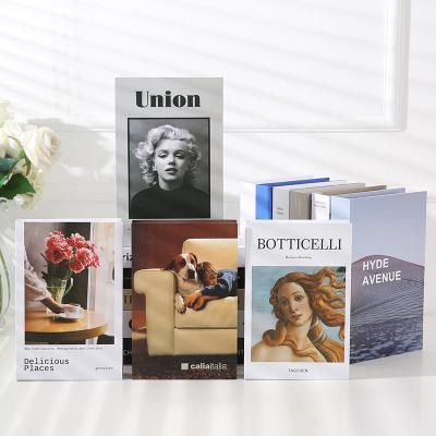 China Wholesale Recyclable Art Paper Low Quantity Decorate Book Shaped High Quality Book Fake Box Decoration Coffee Table Book for sale