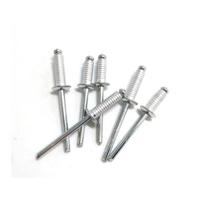 China Steel Aluminum Steel Blind Rivet Truss Head Grooved Rivets for sale