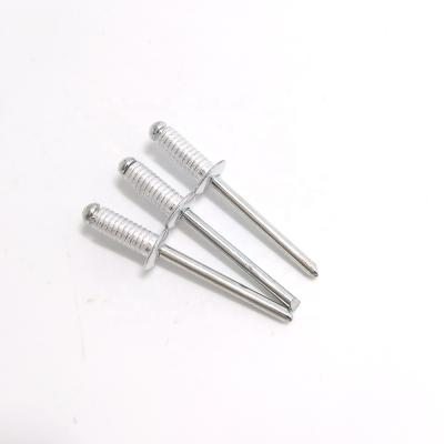 China Steel Blind Rivets Aluminum Grooved Type Button Head Grooved Rivets Blind Rivets for sale