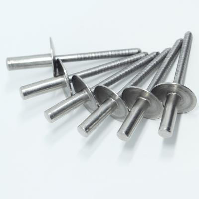 China Construction Plugged Blind Rivets Mushroom Cut Head Chuck Plugged Blind Rivets for sale