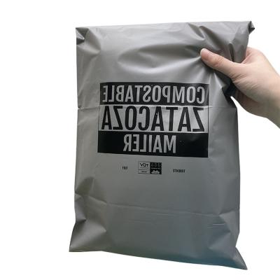 China Eco-friendly Custom Logo Compostable Courier Mailing Plastic Shipping Bag Packaging Biodegradable Packaging Bags For Clothing for sale