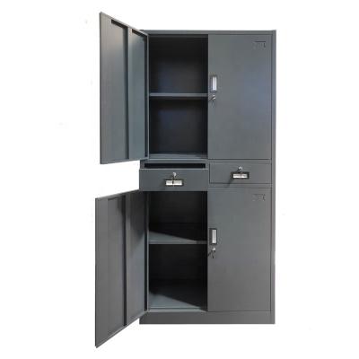 China Large Filing Cabinet Storage Stainless Steel Office Cabinet Military Metal Filing Cabinet for sale