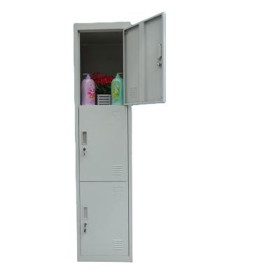 China Best (Height) Adjustable Price Hang Down Steel Color Locker 3 Door Hang Down Storage Chest for sale