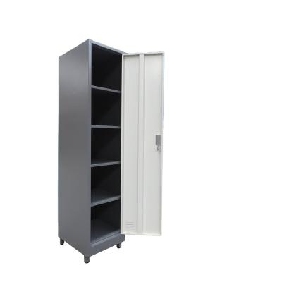 China Modern Simple Standing Steel Door Gym Golf Bag Storage Locker Legs Locker Room Lockers for sale