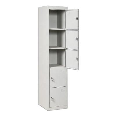 China 5 Doors Modern Warm Staff Clothes Storage Commercial Steel Locker Locker for sale