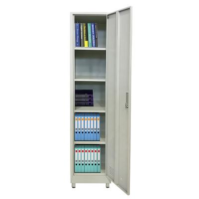 China 1 Door Cabinet Metal School Adjustable Shelves Simple Closet Storage Modern Steel Locker for sale