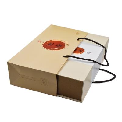 China Cheap Recycled Materials Factory Price Custom High End Hot Stamping Gift Packaging Paper Box for sale