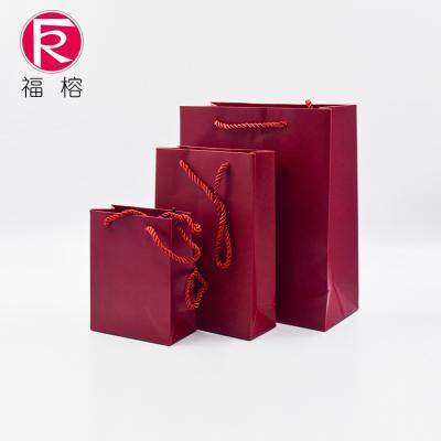 China Gift Packing Logo Color Printed Packaging Paper Bags Carry Bags For Retail Jewelry Gift for sale