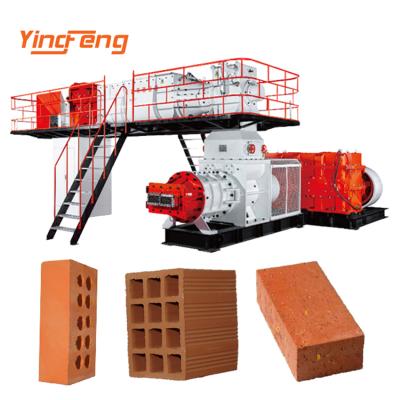 China Top automatic VP75 mud brick making machine from China building material stores red brick extruder with cheap price à venda