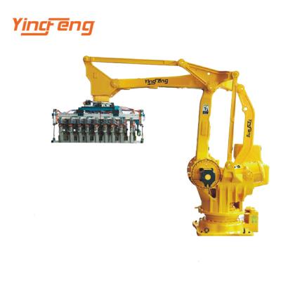 China Hotels Labor Saving Yingfeng Brick Stacker Arranging Machine 20000~30000 Automatic Bricks By German Pcs/8h Hour Roller Crusher PLC à venda