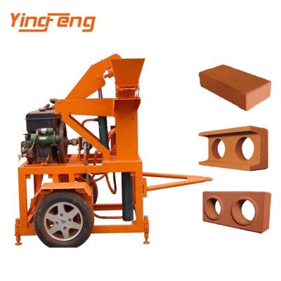 China Building Material Stores YF1-20 Chamber Bricks Hydraulic Pressure Automatic Ground Interlocking Brick Making Machine With Cheap Price for sale