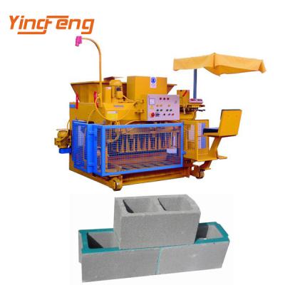 China Building Material Shops QMY6-25 Automatic Movable Egg Laying Lay Fly Ash Concrete Cement Brick Block Maker Making Machinery For Sale for sale